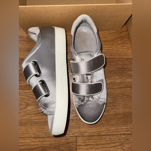 Joie Diata Satin Grip-Strap Hook Loop Sneaker - Picture 8 of 11